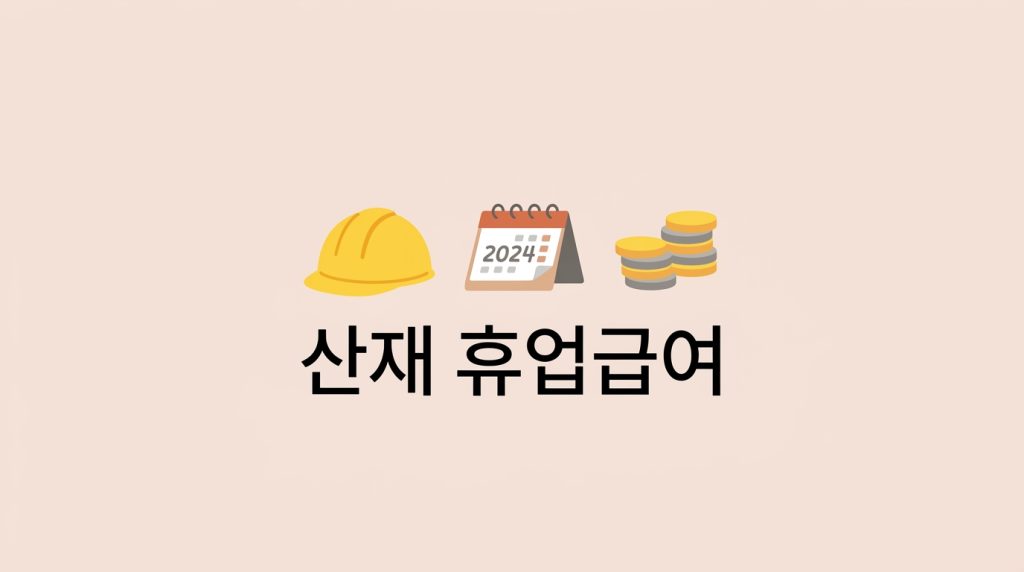 산재 휴업급여 평균임금 70퍼센트와 3일 기준