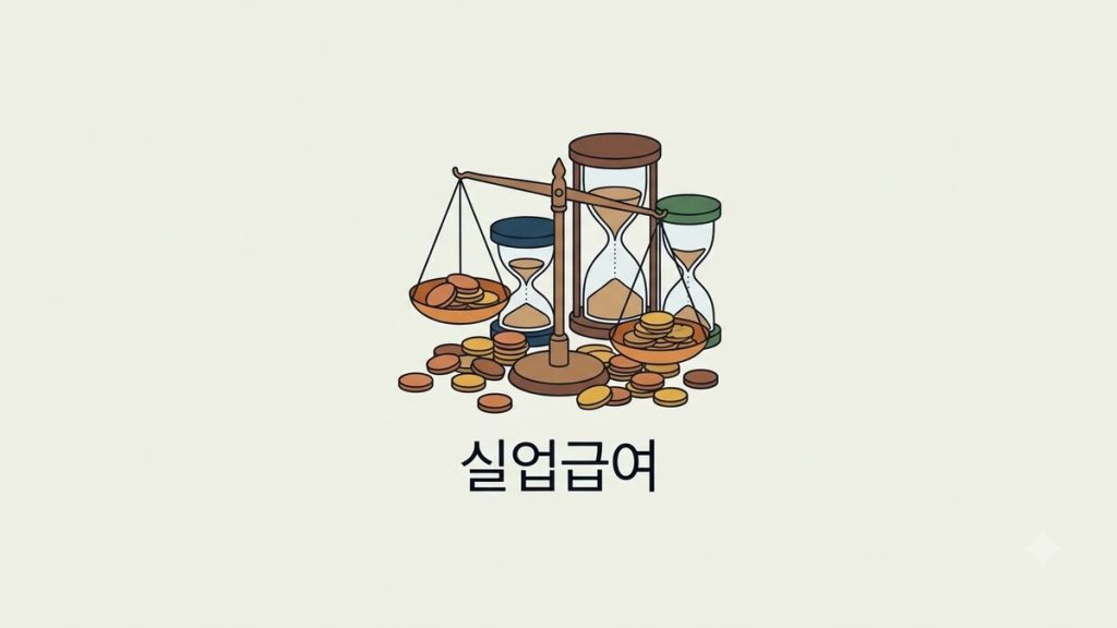 모래시계 두 개와 동전 더미