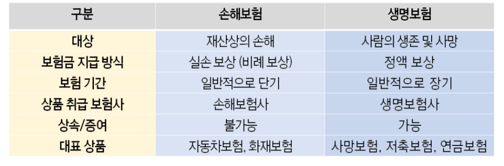 생명보험 손해보험 보장범위 분석방법 약관해석 비교팁