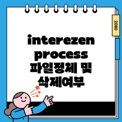 interezen process 파일정체 및 삭제여부