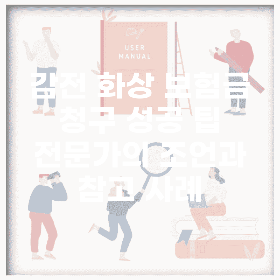 감전 화상 보험금 청구 성공 팁 | 전문가의 조언과 참고 사례