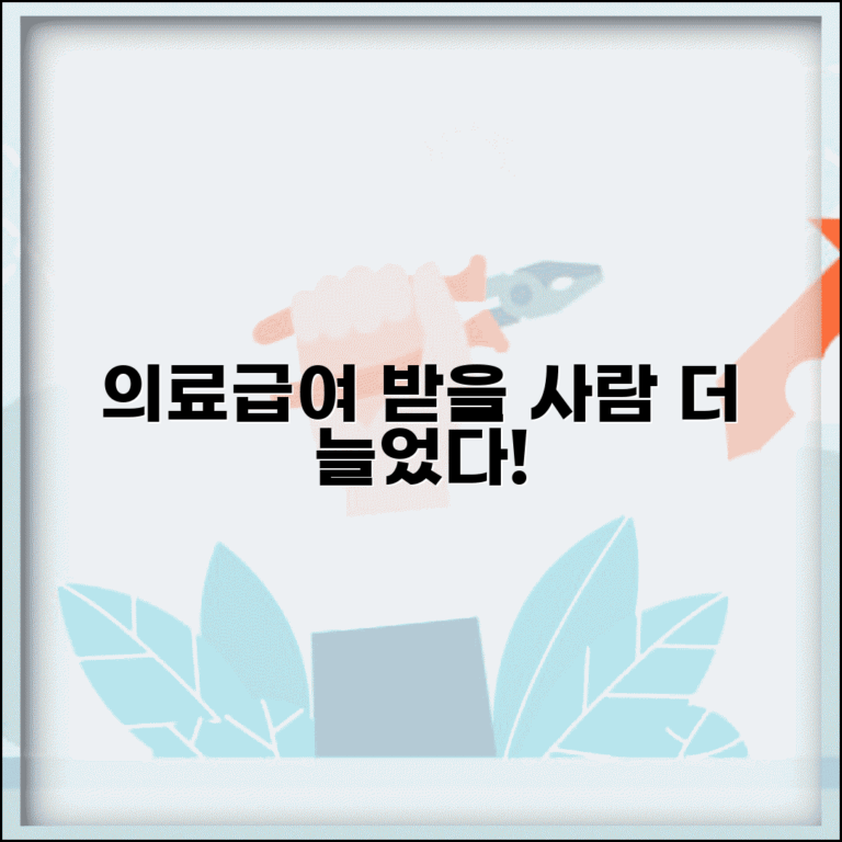의료급여 수급권자 대상 확대 | 의료급여 적용 대상 확대 정책