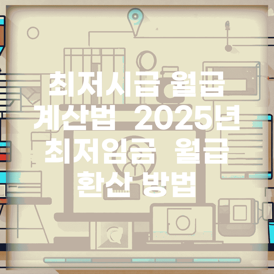 최저시급 월급 계산법 | 2025년 최저임금 | 월급 환산 방법