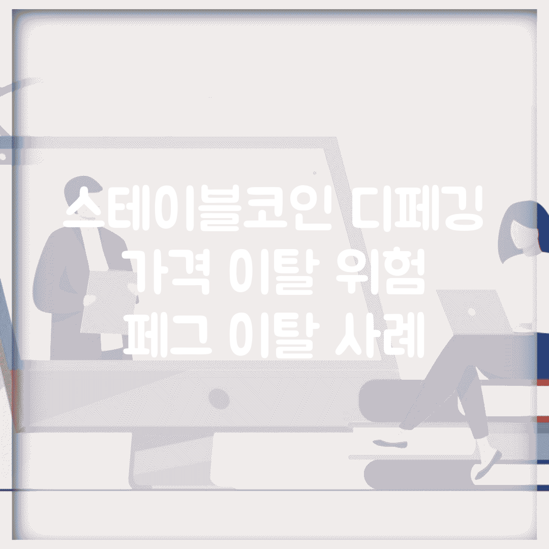 스테이블코인 디페깅 | 가격 이탈 위험 | 페그 이탈 사례