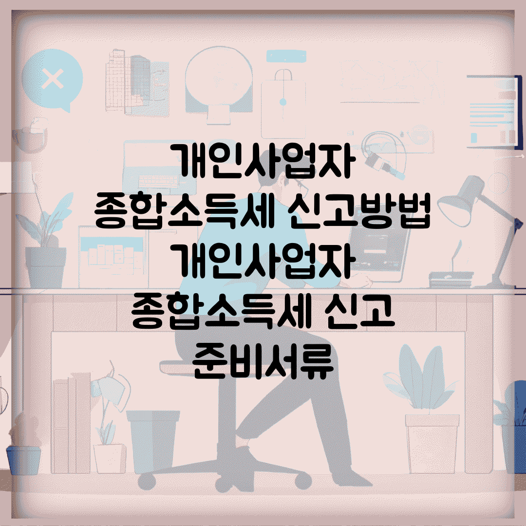 개인사업자 종합소득세 신고방법 | 개인사업자 종합소득세 신고 준비서류
