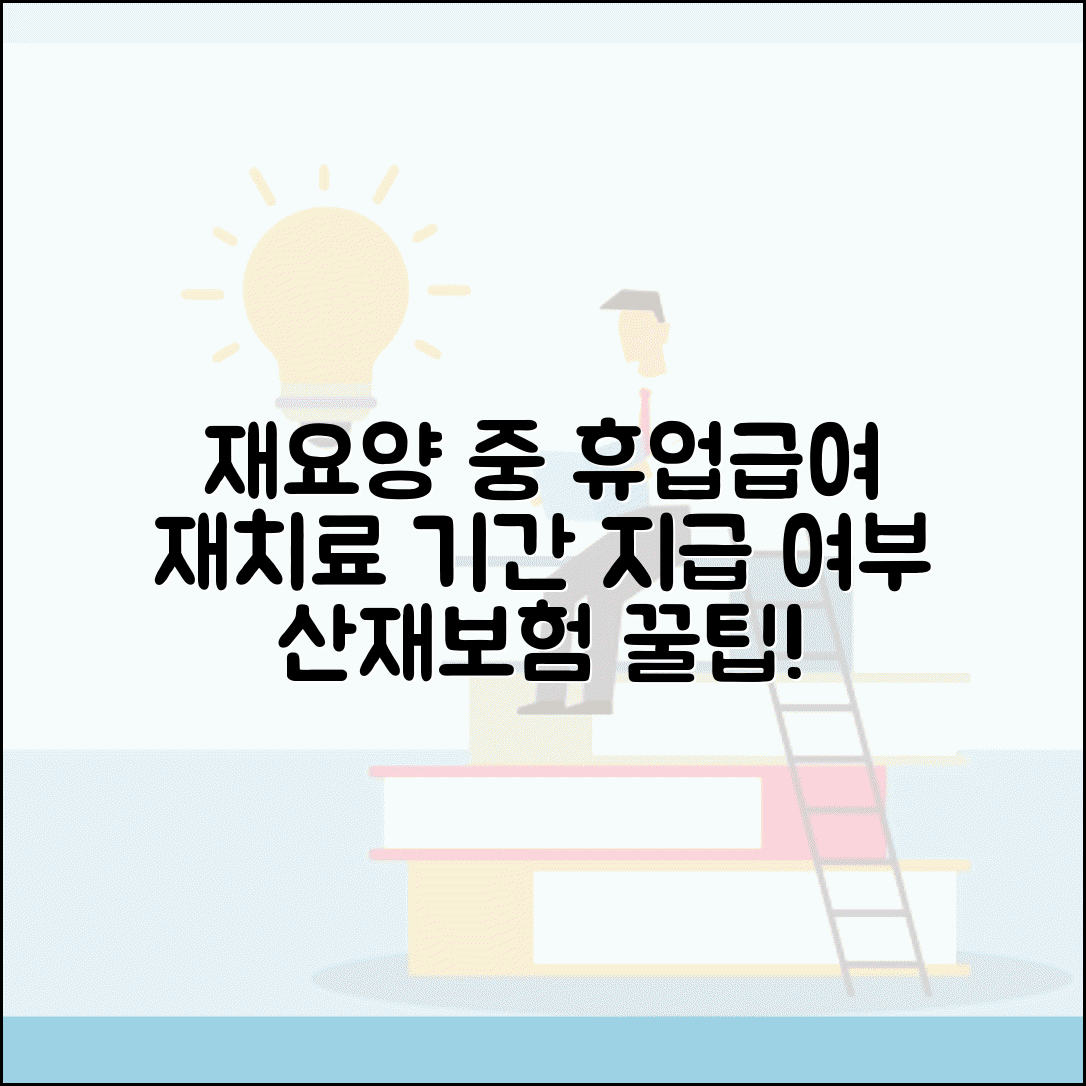 산재 재요양 중 휴업급여 | 재치료 기간 휴업급여 지급 여부