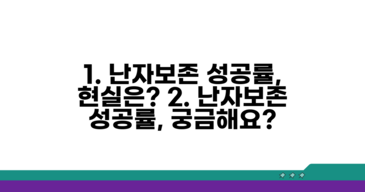 난자 보존 성공률, 현실적으로 얼마나 될까요?