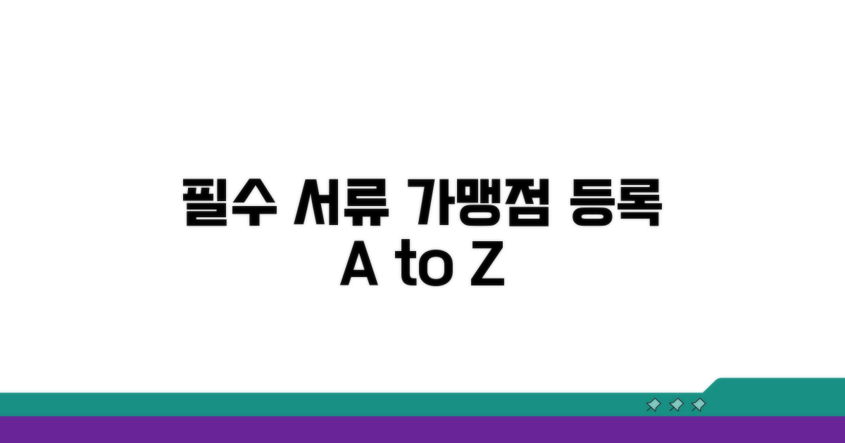 가맹점 등록 시 필수 서류