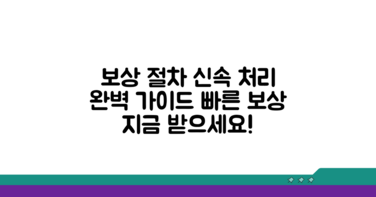 보상 절차: 신속한 처리 방법