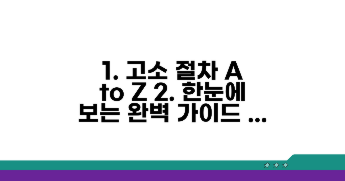 고소 절차, 단계별 완벽 가이드