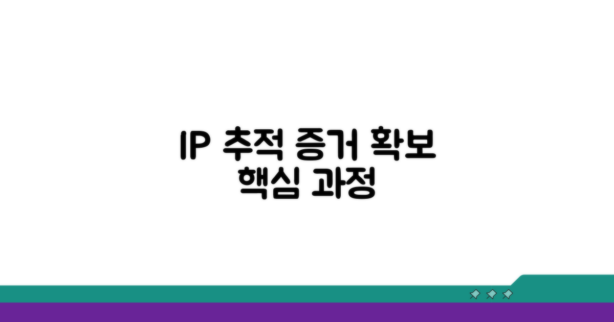 IP 추적, 증거 확보의 핵심 과정