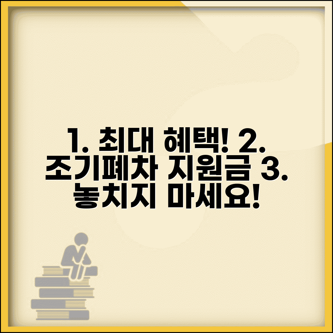 조기폐차 지원금 최대 혜택 | 조기폐차로 받을 수 있는 최대 금액