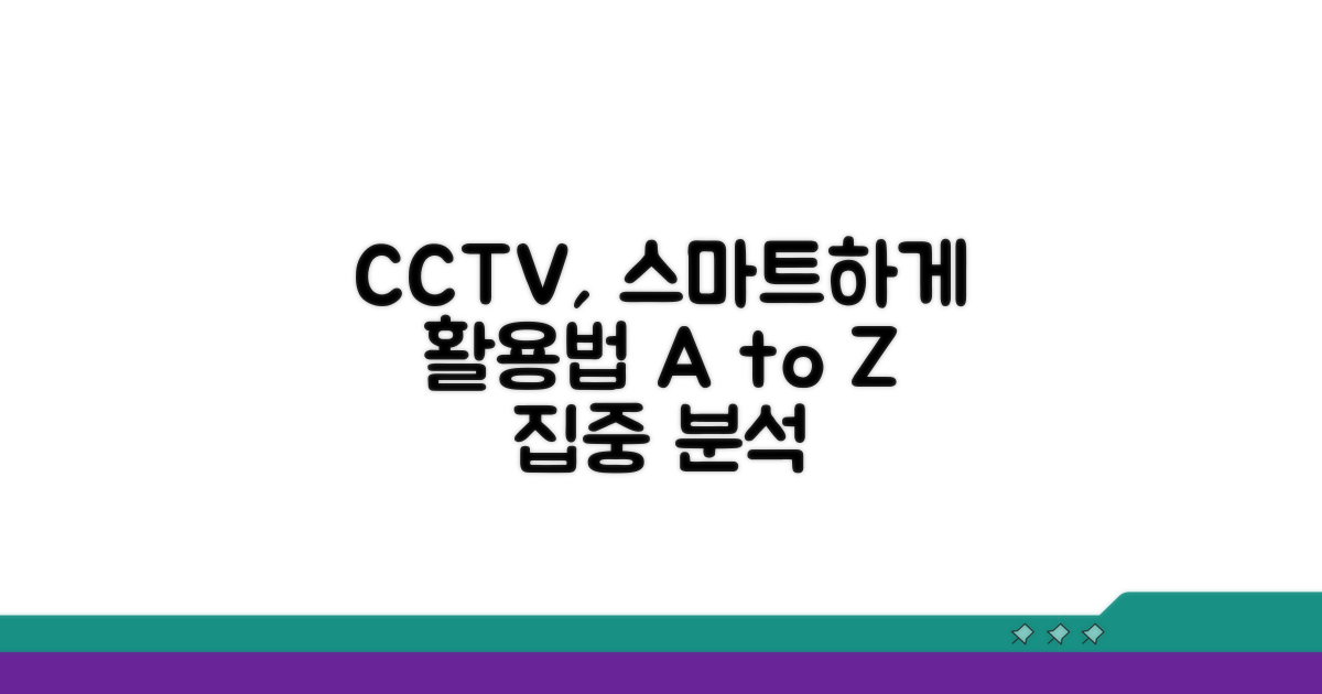 더 스마트하게 CCTV 활용하기