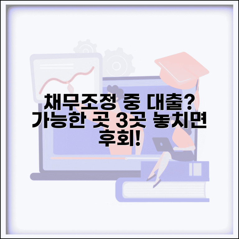 채무조정 중 대출 가능성 | 진행중 대출조건 | 승인 업체 | 금리 한도 | 신청 노하우