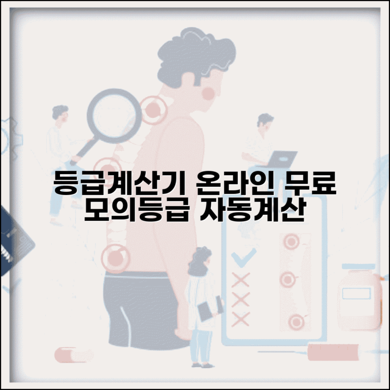 등급 계산기 사용법 온라인 무료 | 내신 모의고사 등급 자동 계산 사이트