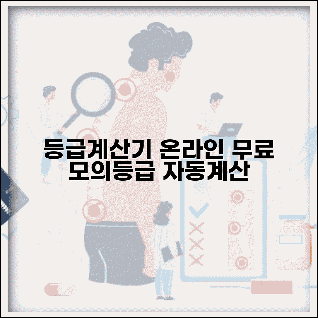 등급 계산기 사용법 온라인 무료 | 내신 모의고사 등급 자동 계산 사이트
