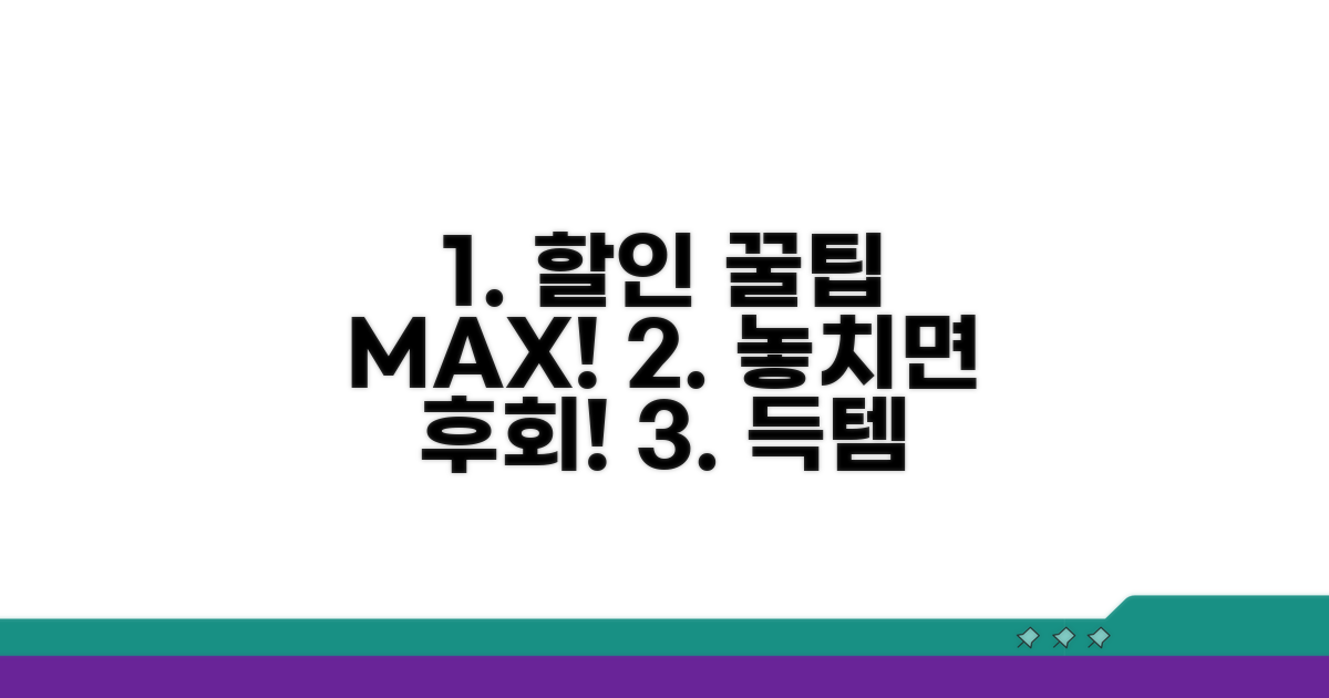 할인 혜택 극대화 꿀팁 대방출
