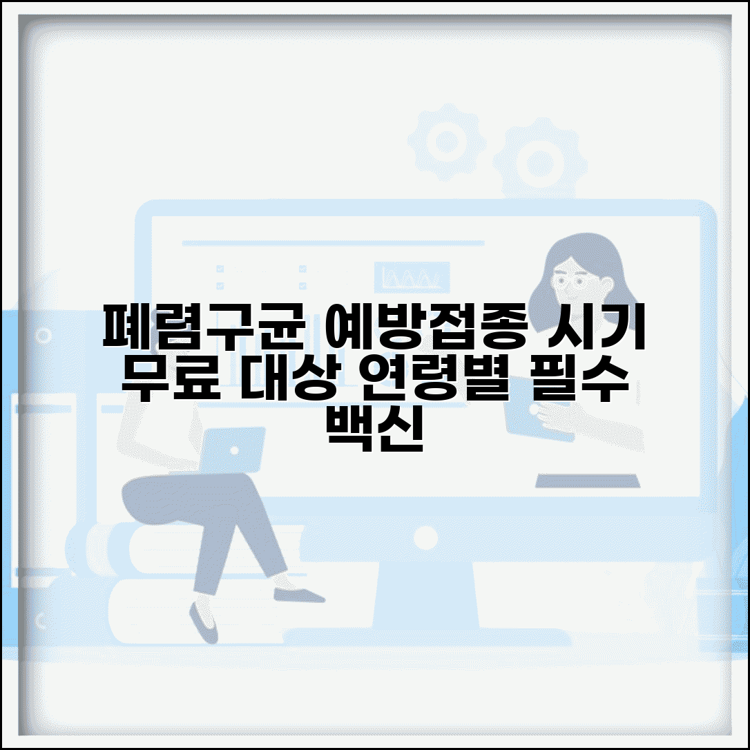 폐렴구균 예방접종 종류 및 시기 | 연령별 권장 백신 | 무료접종 대상 정보