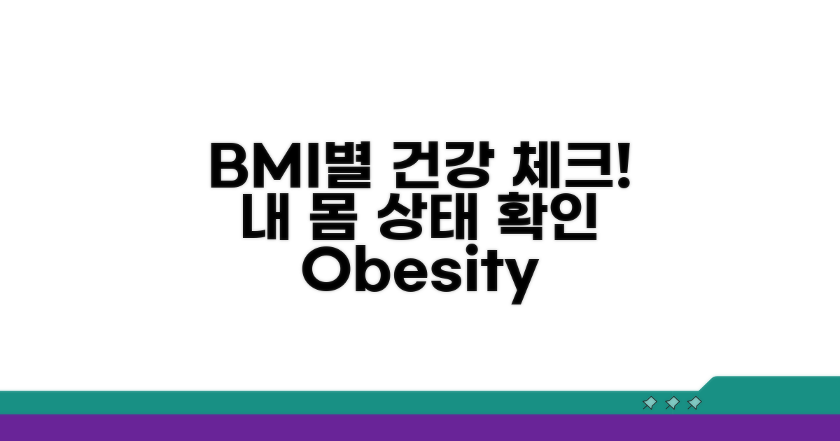 BMI 수치별 건강 상태 알아보기