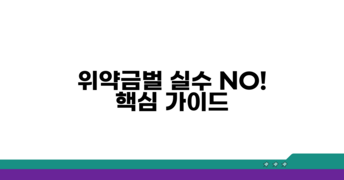 실수 막는 위약금/벌 설정 가이드