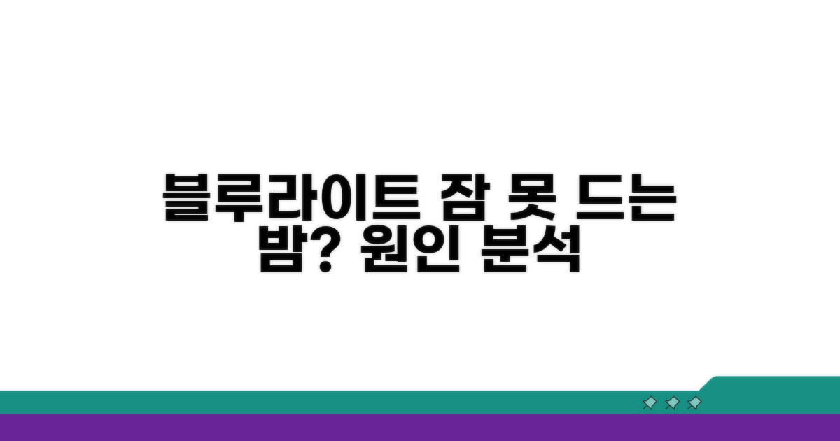 블루라이트, 수면에 미치는 영향 분석