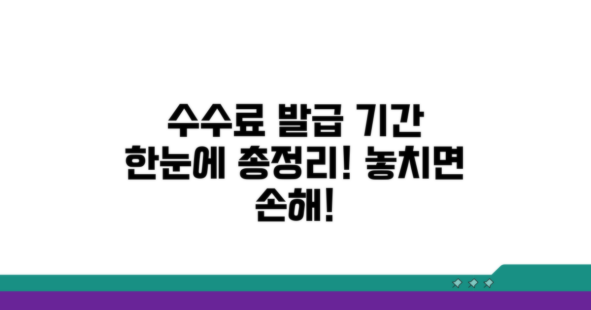 수수료와 발급 기간 총정리