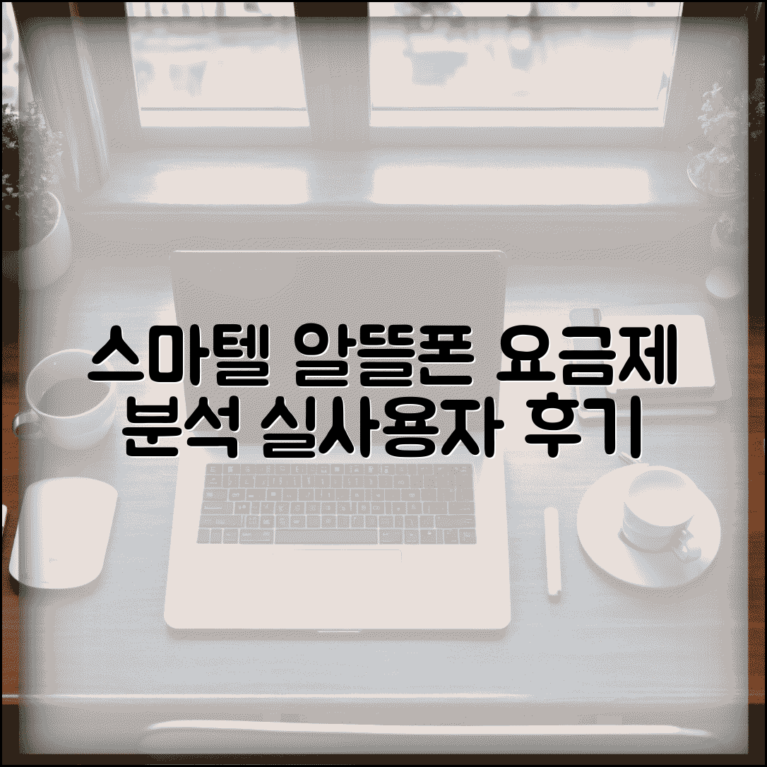 스마텔 알뜰폰 서비스 분석 | 요금제 특징 및 부가서비스 | 실사용자 평가