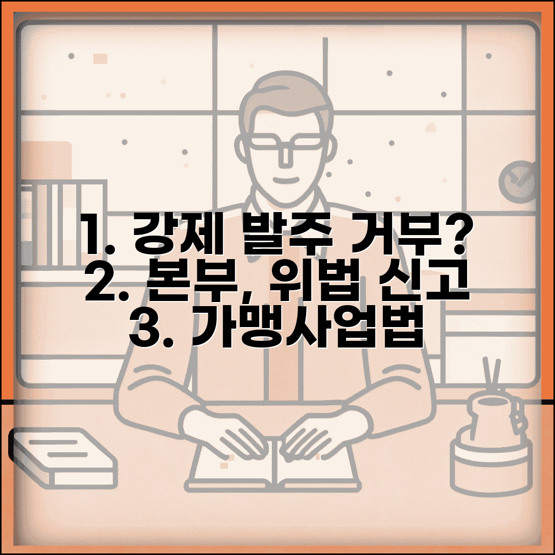편의점 본부 강제 발주 거부할 수 있는지 | 가맹사업법 위반 신고