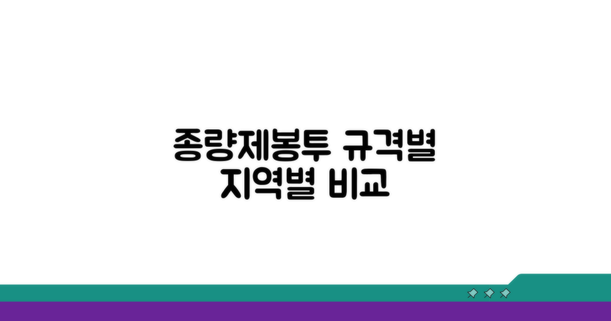지역별 종량제봉투 규격 알아보기