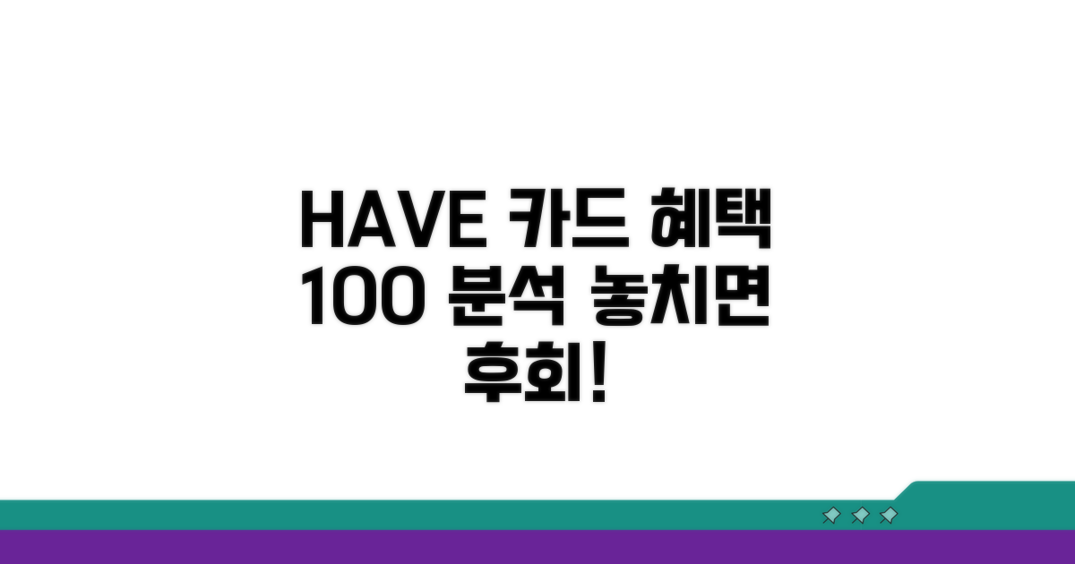 NEW HAVE+카드 혜택 완벽 분석