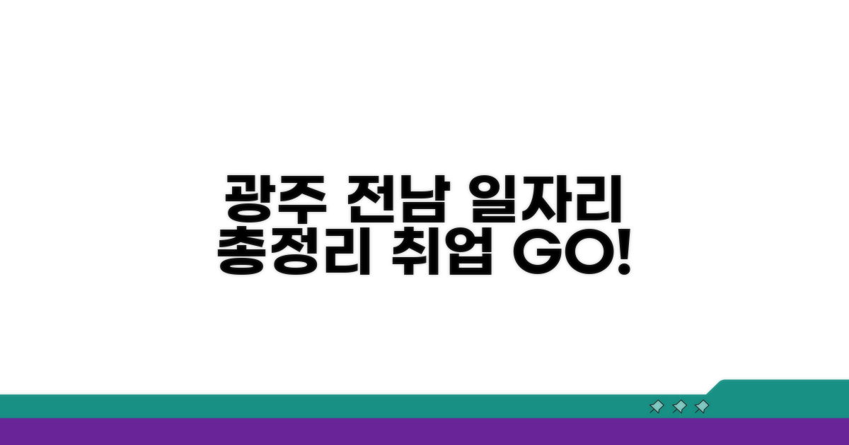 광주 전남 일자리 사이트 총정리