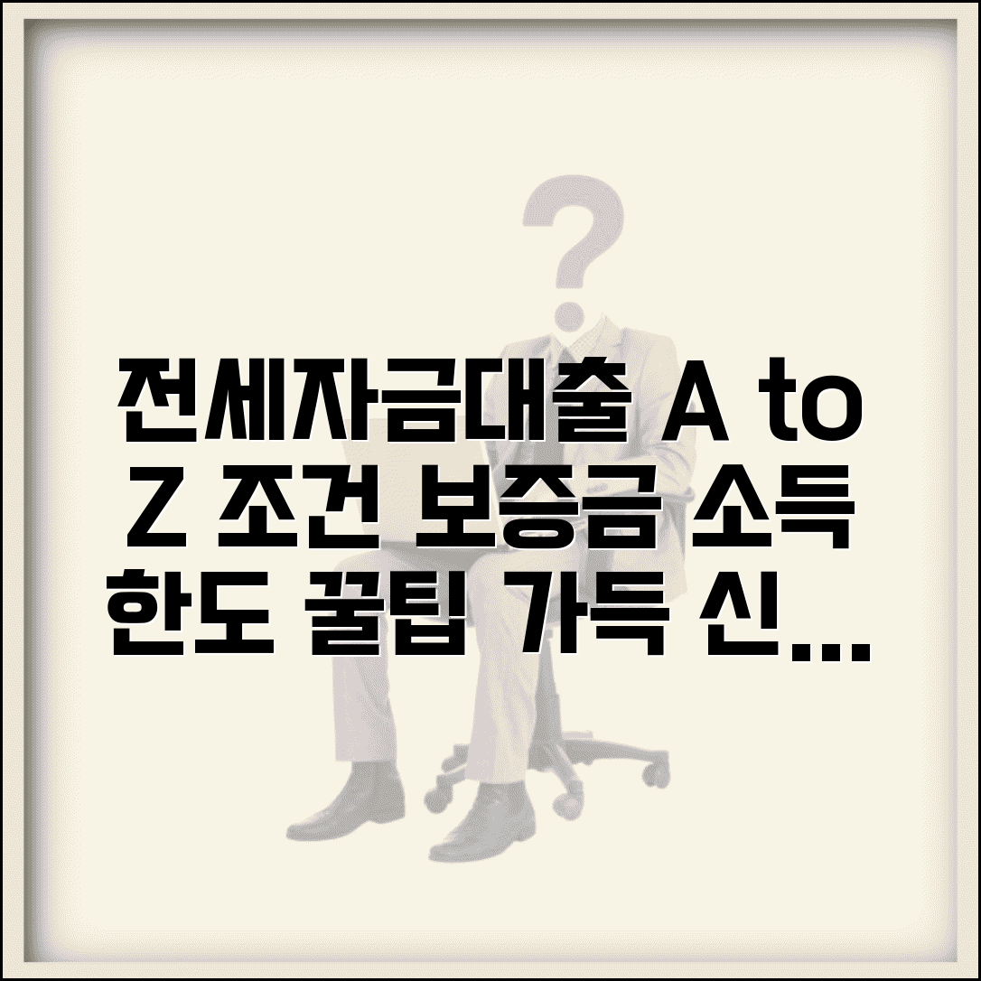 전세대출조건 보증금 소득 한도 | 전세자금대출 신청 완벽 가이드