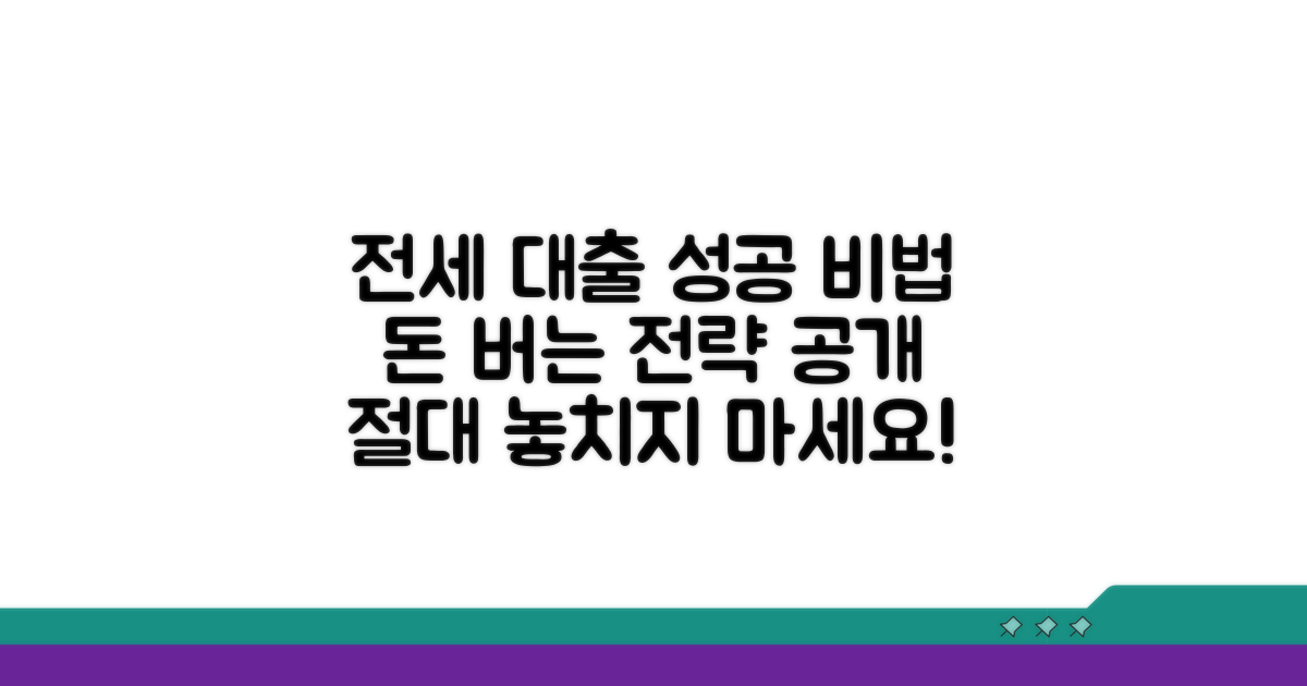 성공적인 전세자금대출 전략