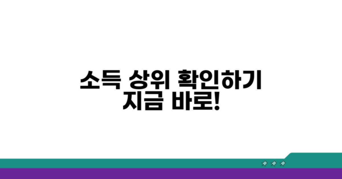 내 소득이 상위 몇 %인지 알아보자