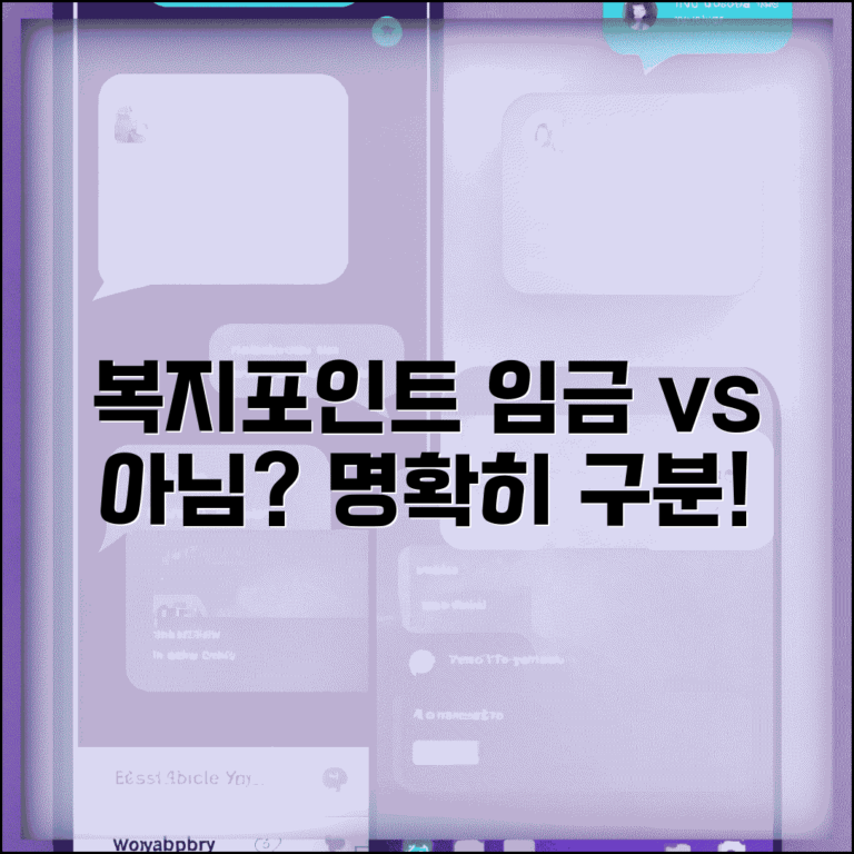 복지포인트 근로소득 인정 범위 | 임금으로 분류되는 경우와 그렇지 않은 경우