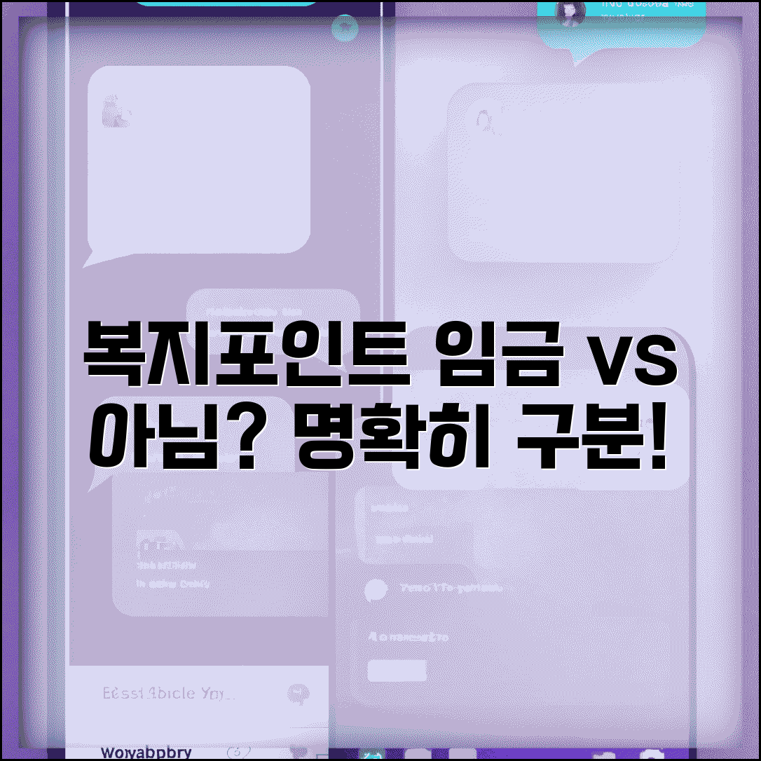 복지포인트 근로소득 인정 범위 | 임금으로 분류되는 경우와 그렇지 않은 경우