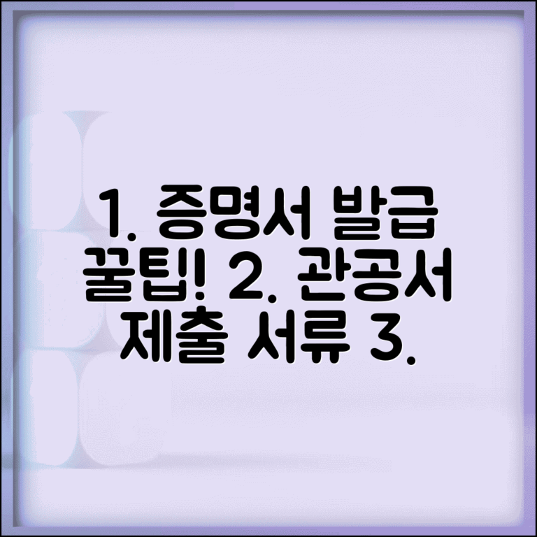 제출용 서류 발급 받는 법 | 관공서 제출용 증명서 발급 방법과 유효기간