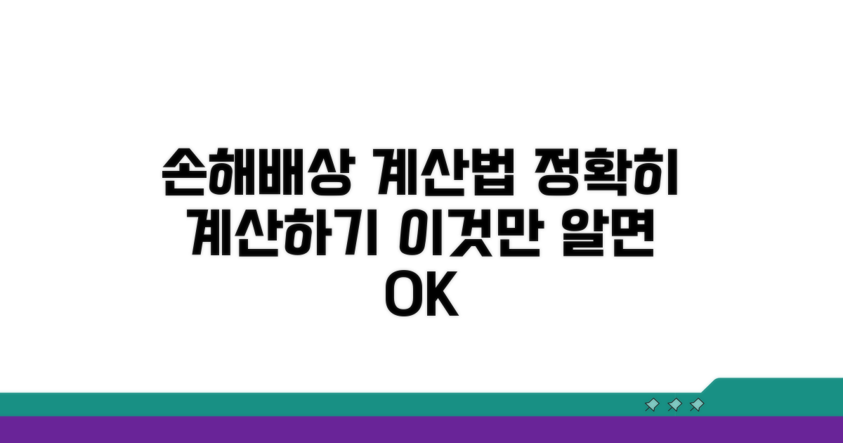 손해배상 청구액, 이렇게 계산해요