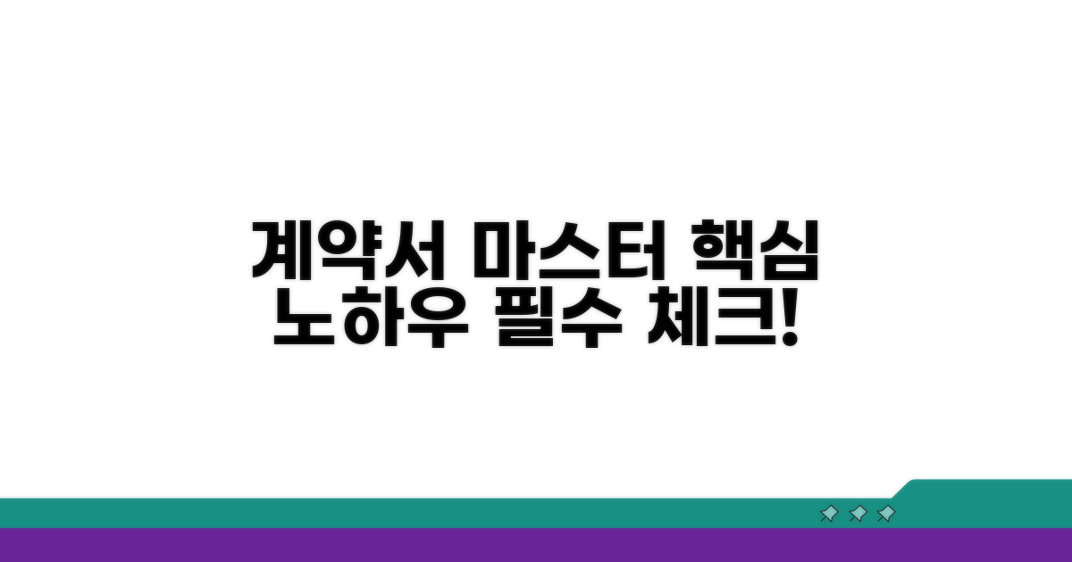 매매 계약서 작성 핵심 노하우