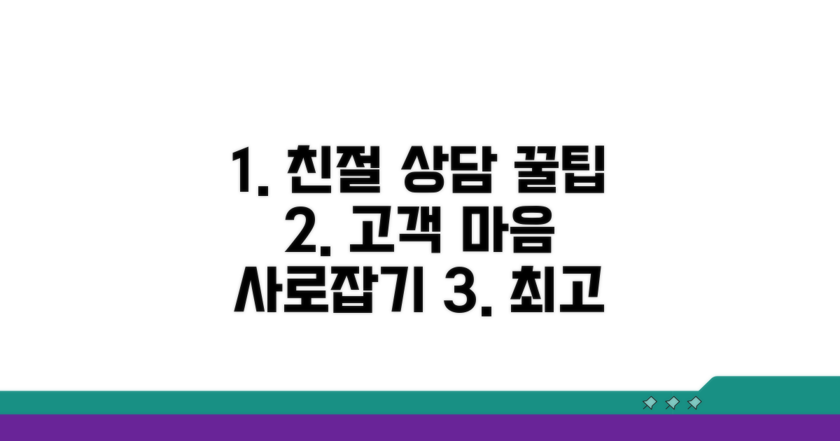 고객 상담 친절하게 받기
