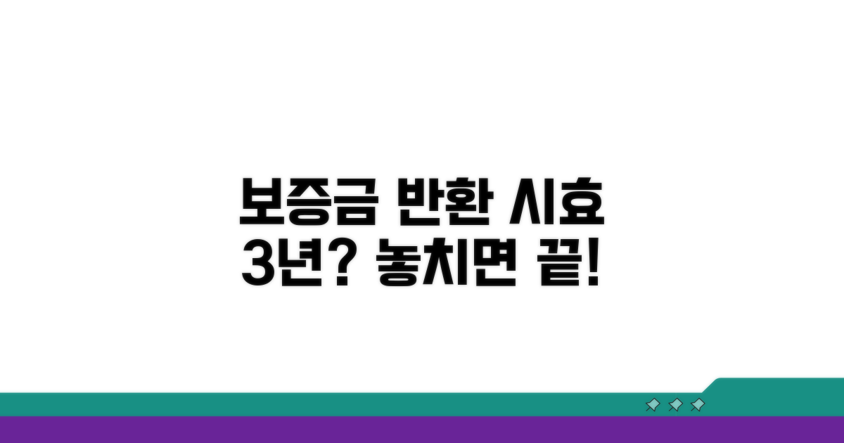 보증금 반환 청구 시효 알아보기