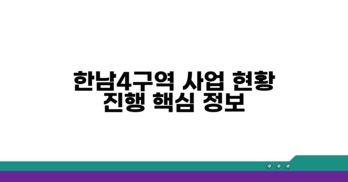 한남4구역 현황과 사업 진행