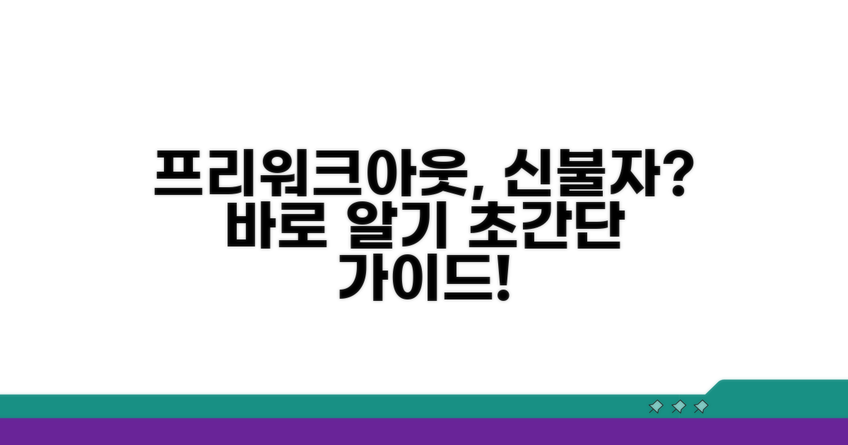 프리워크아웃, 신불자? 바로 알려드림
