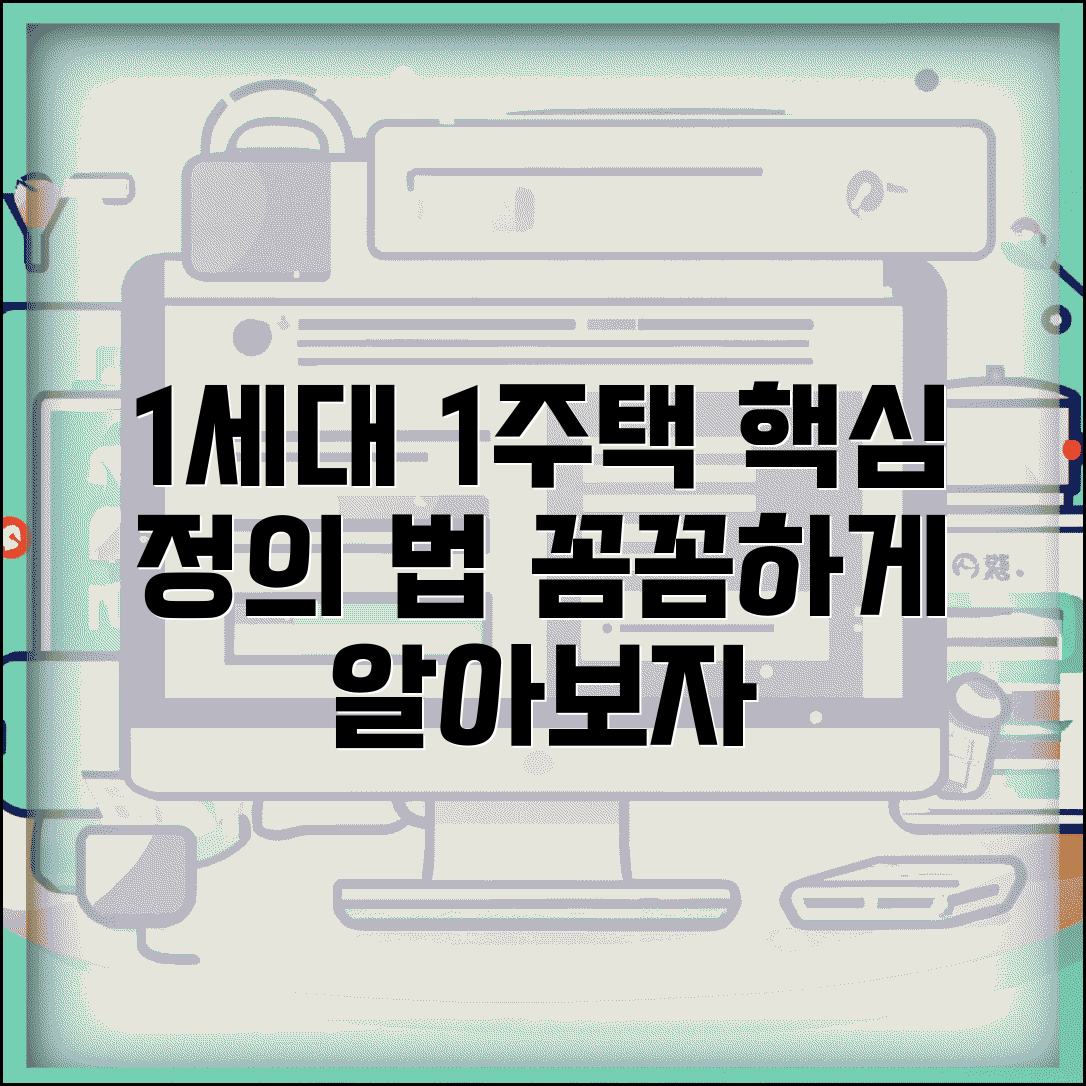 1세대 1주택 뜻과 정의 | 1세대 1주택 개념과 법적 의미