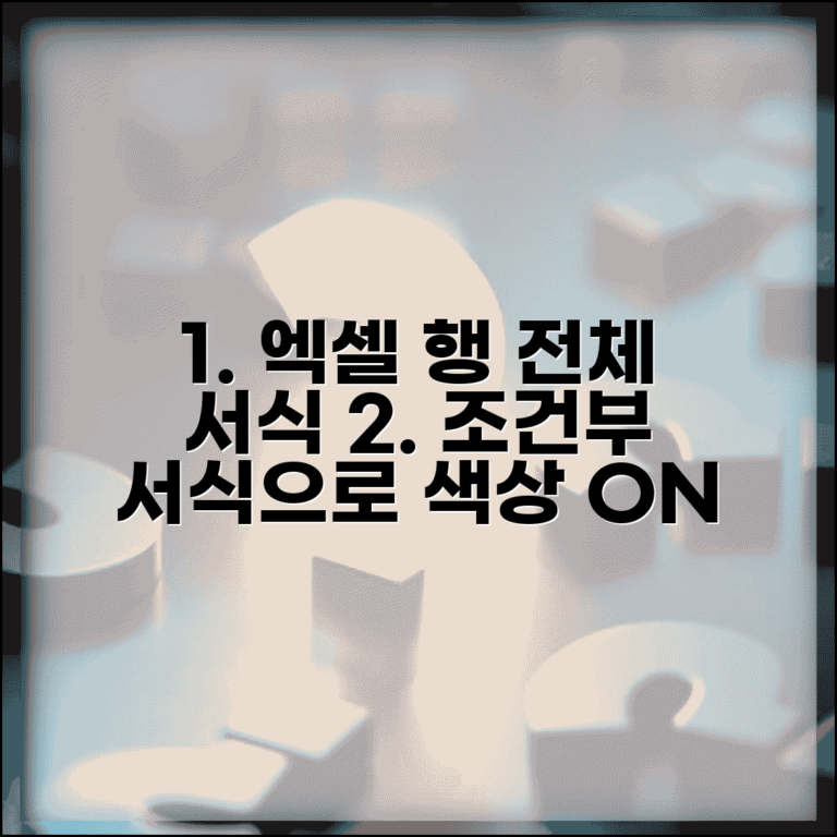 조건부서식 행 전체 적용 | 엑셀에서 조건에 따라 행 전체 색상 변경 방법