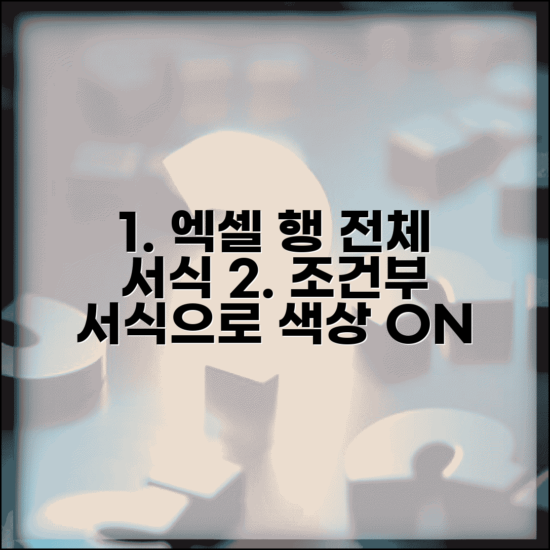 조건부서식 행 전체 적용 | 엑셀에서 조건에 따라 행 전체 색상 변경 방법