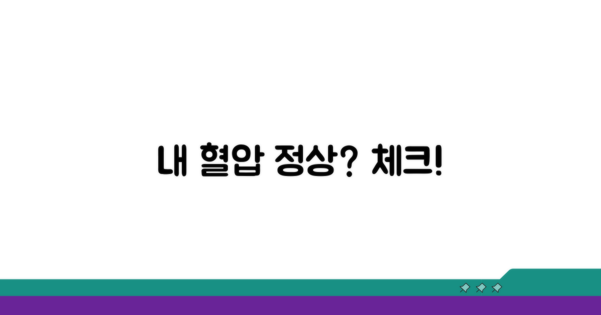 내 혈압 수치, 정상일까?