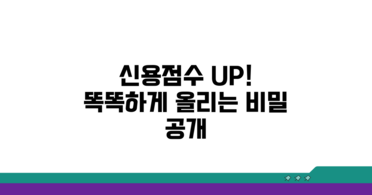 본인 신용점수 똑똑하게 올리기