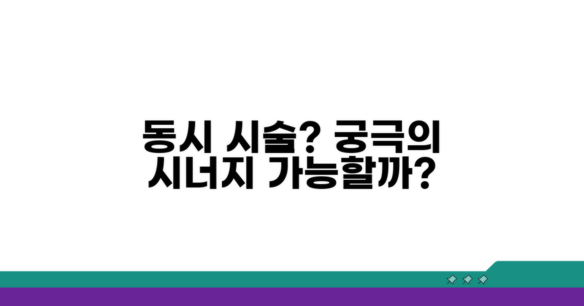 궁극의 시너지, 동시 시술 가능할까?