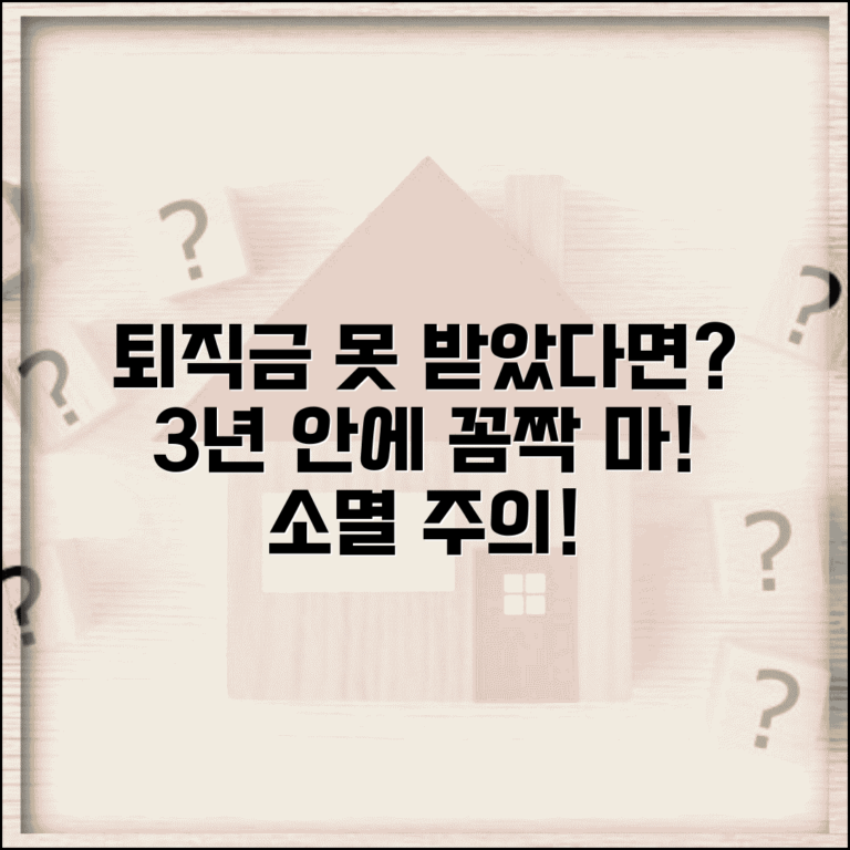 퇴직금 안주는 회사 대처법 진정 및 3년 시효 소멸 주의